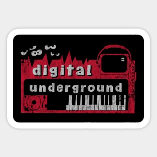 Digital Underground Tape Sticker